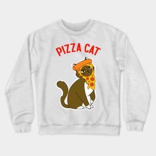 Pizza Cat Crewneck Sweatshirt